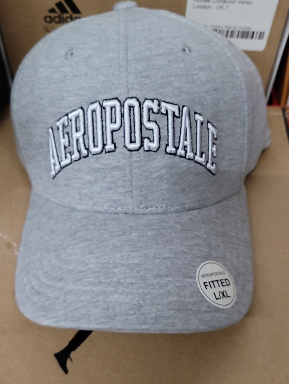 Aeropostale Gray Embroidered Logo Baseball Cap